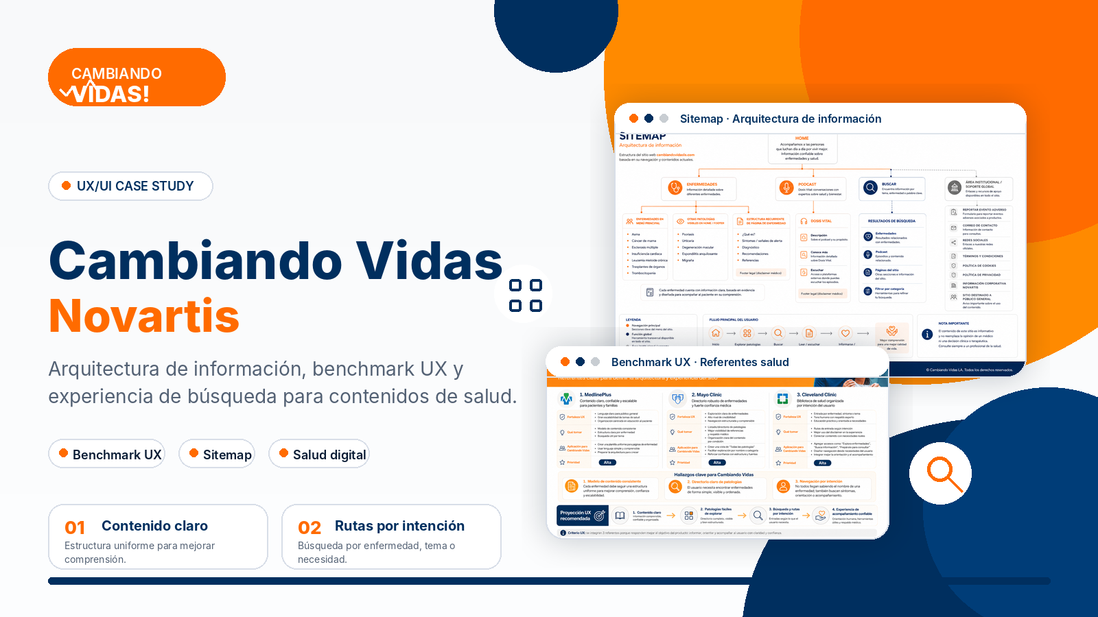 Portada del proyecto Cambiando Vidas Novartis
